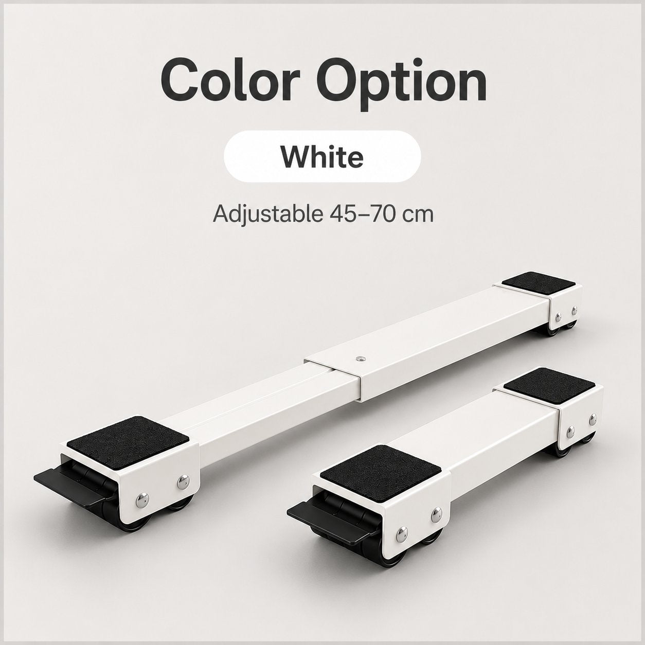 🔧Adjustable Movable Appliance Roller Base(2 Pack Set)