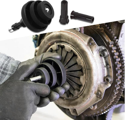 🔧 Universal Single Disc Clutch Alignment Tool with 2 Replaceable Plastic Sleeves for Cars & Light Trucks
