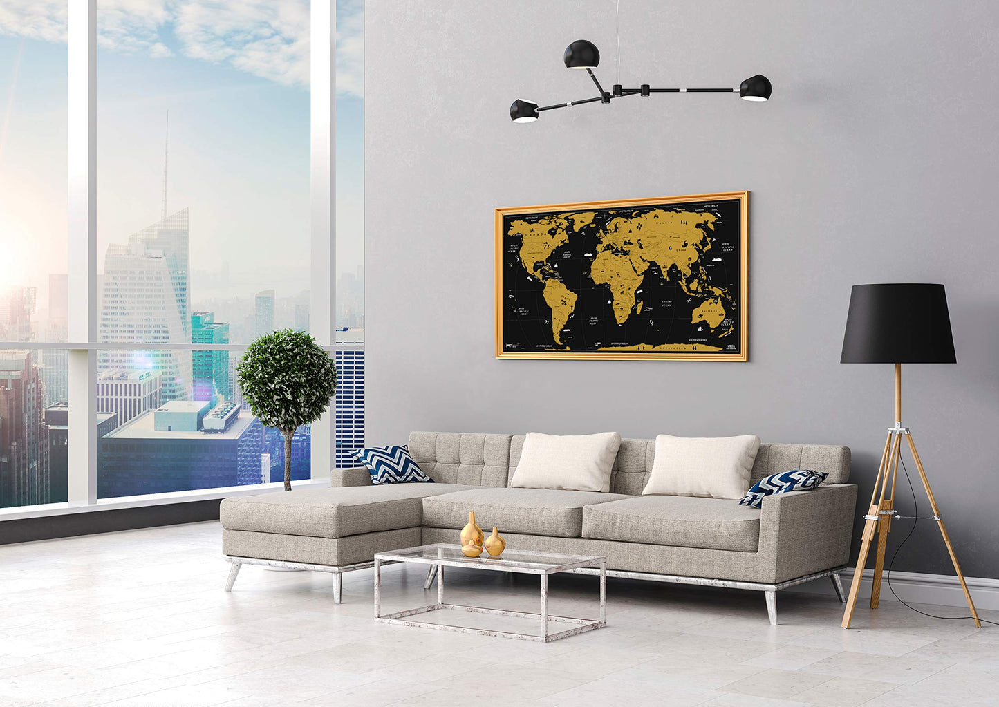 🎉Scratch Map of the World
