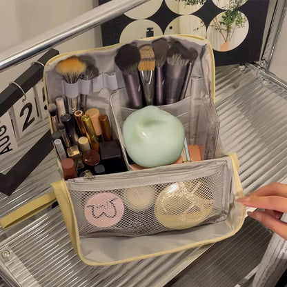 🎉Standing Makeup Bag – Portable, Large Capacity