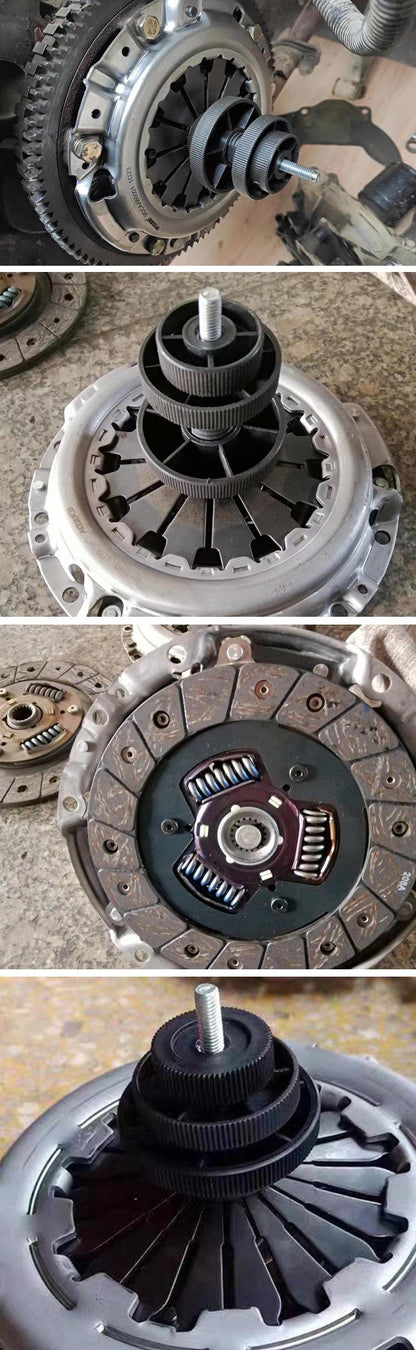 🔧 Universal Single Disc Clutch Alignment Tool with 2 Replaceable Plastic Sleeves for Cars & Light Trucks