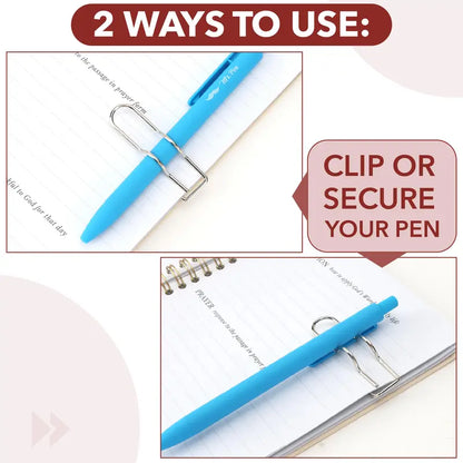 Metal Cross Pen Clips, 10 pcs