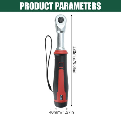 Compact Cordless Electric Ratchet Tool with LED Light | Rechargeable Handheld Power Driver for Automotive Repairs & DIY Projects