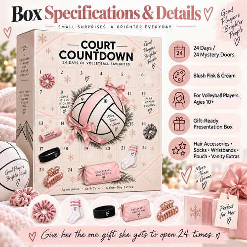 🏐 24 Days. 24 Surprises. One Volleyball-Obsessed Christmas. — 2026 Court Countdown Mystery Box