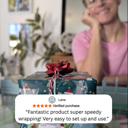 🎁 18-Strip Expandable Tape Dispenser – Wrap Gifts Up to 3× Faster