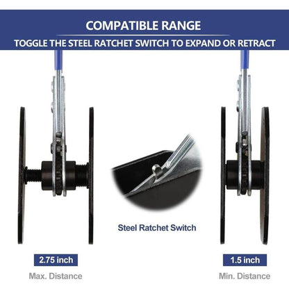 🚗 360° Rotating Ratchet Brake Caliper Tool