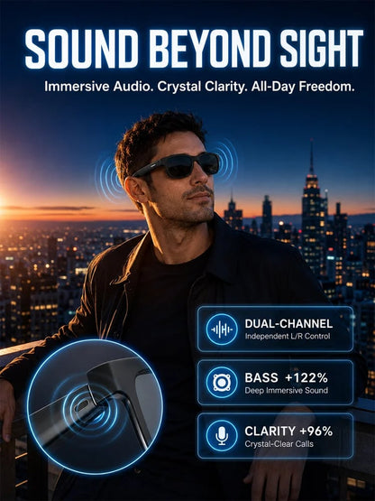 PulseAI Smart Audio Shades 🕶️🎧