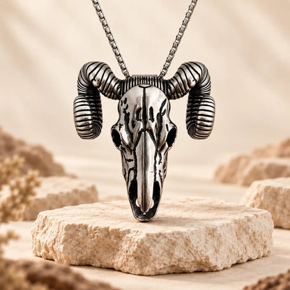 🐐 ✨ Western Skull Pendant Necklace & Belt Clip(📦Buy 2 Free Shipping)