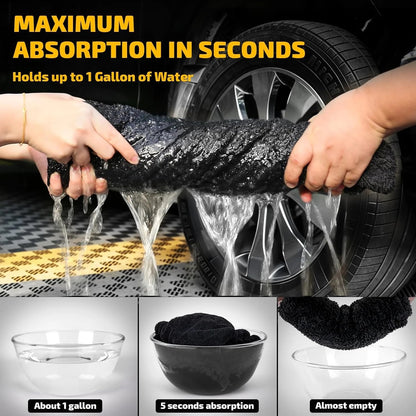 ✨ 1200 GSM Microfiber Car Drying Towels– 2-Pack