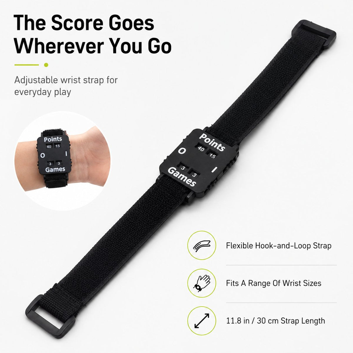 ✨🎾 Wrist Tennis Score Keeper – Never Lose Track Of The Score Again