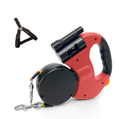 2-in-1 Multifunctional Retractable Dog Walker