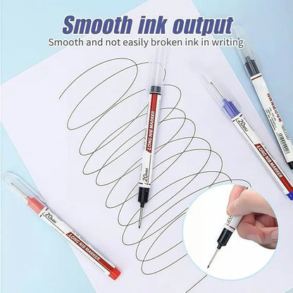 🖊️20mm Long Nib Deep Hole Marker | Waterproof Oil‑Based Pen for Construction & Woodworking💧