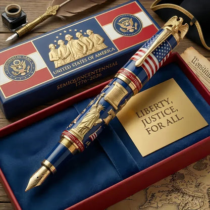 The 1776–2026 Liberty Horizon Fountain Pen – 250th American Independence Commemorative Edition