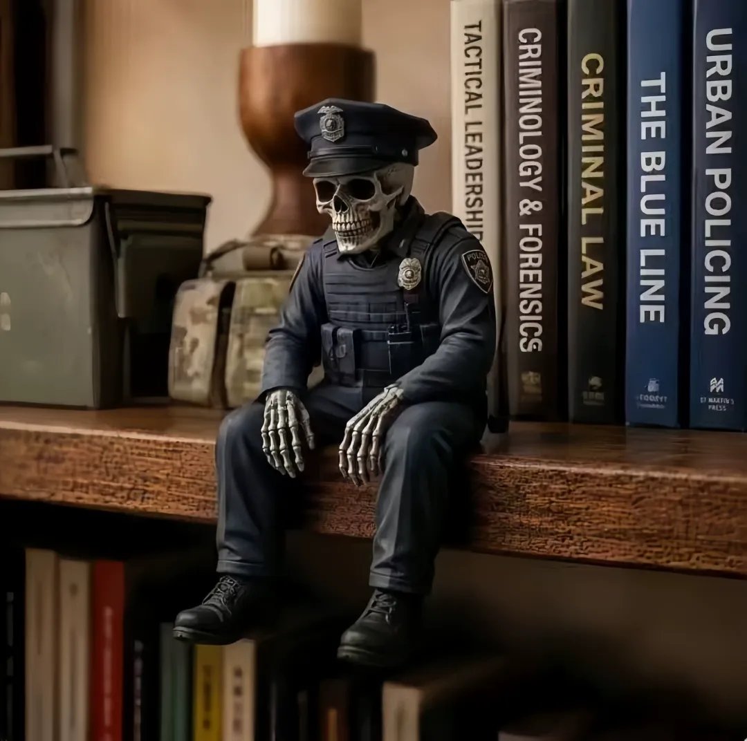⭐HOT SALE 49% OFF - ⚾Baseball Skeleton Shelf Sitter – He Stayed in the Game a Little Too Long 💀