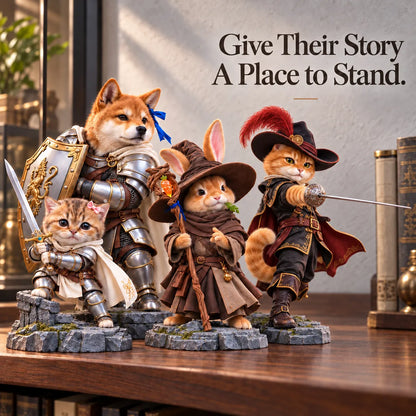 Tiny Heroes – Collection of fantasy animal figures 🐾⚔️