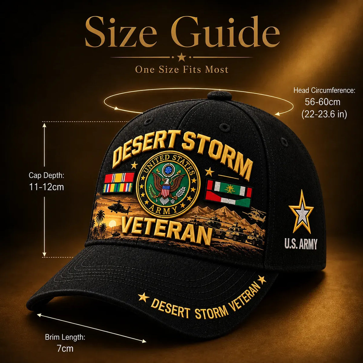 🎖️ Desert Storm Veteran Cap – Your Service. Your Pride. (1991–2026 - 35TH ANNIVERSARY)