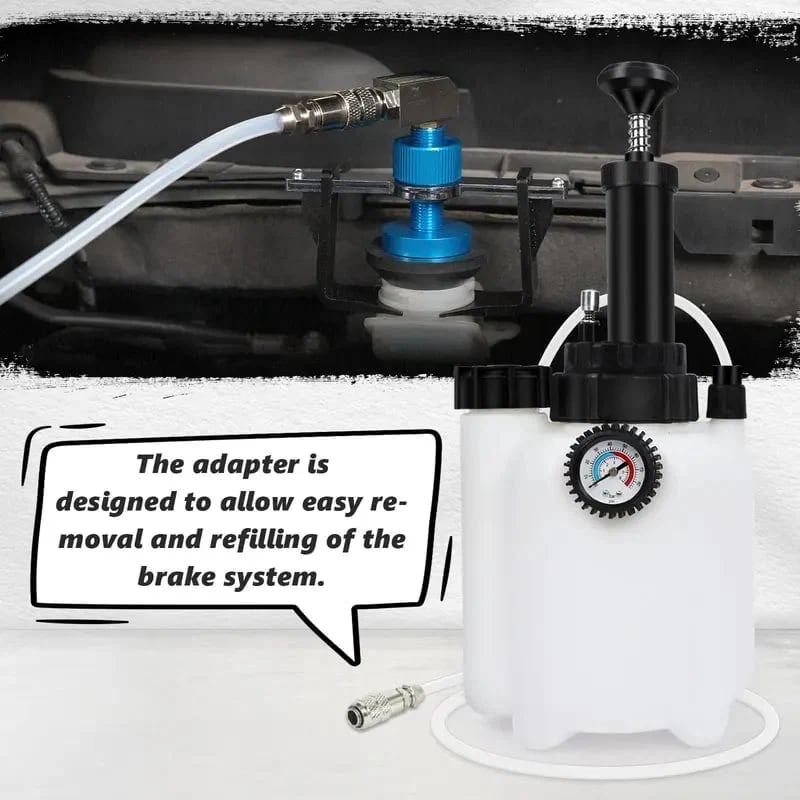 🔩 Universal 58mm Master Cylinder Brake Bleeder Adapter Kit