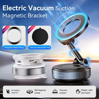 2026 Newest 360° Adjustable Vacuum Magnetic Suction Cup Phone Holder Mount