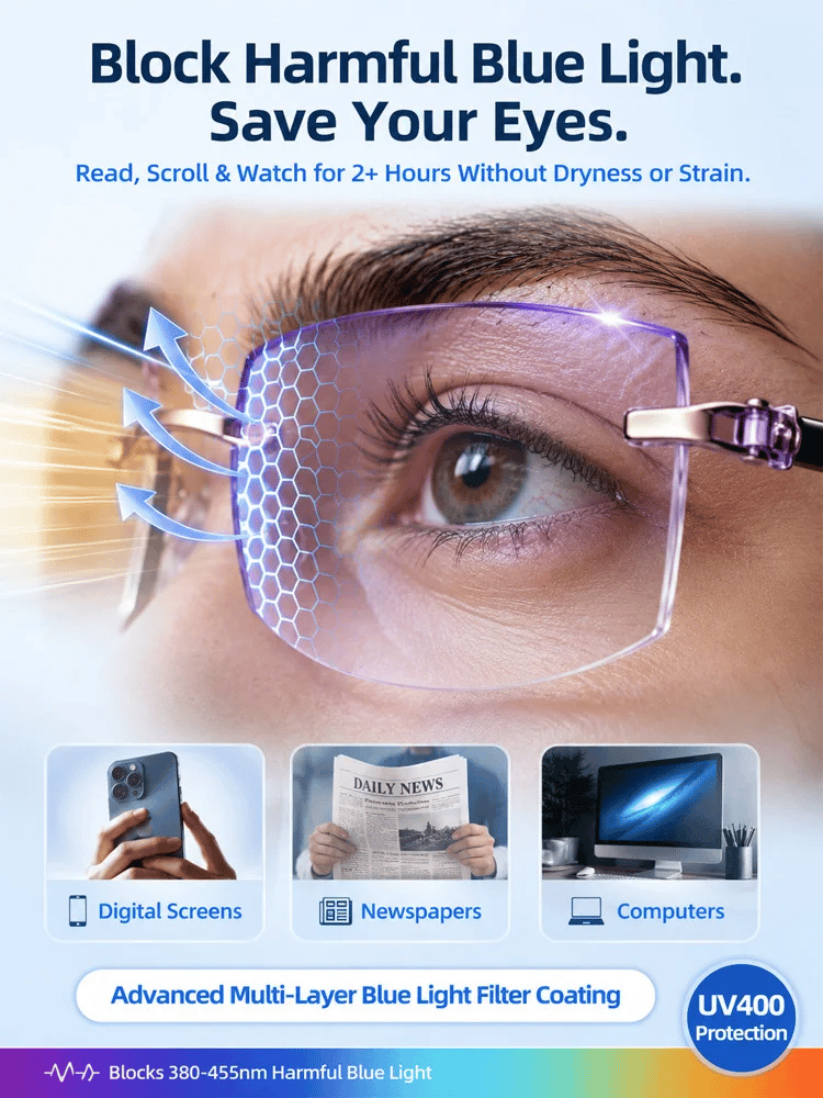 [Regain Your Youthful Vision] Smart Zoom Diamond-Cut Reading Glasses