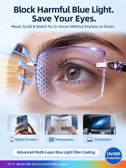 [Regain Your Youthful Vision] Smart Zoom Diamond-Cut Reading Glasses