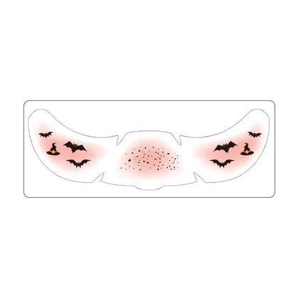 🎃👻 Halloween Water-Transfer Face Tattoos — Create a Spooky Look in Seconds, No Messy Face Paint Needed! 🦇✨(Set of 3)