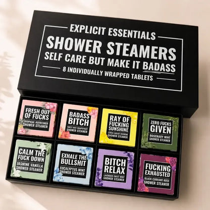 🧼8‑Scent Shower Steamer Gift Box for Women — A Relaxing Self‑Care Spa Gift🫧