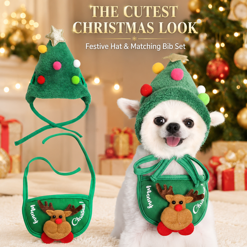 Last Day Promotion 48% OFF-🎄Adorable Christmas Tree Pom-Pom Hat 🔥