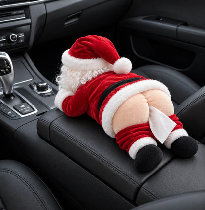 Plush Santa Tissue Holder
