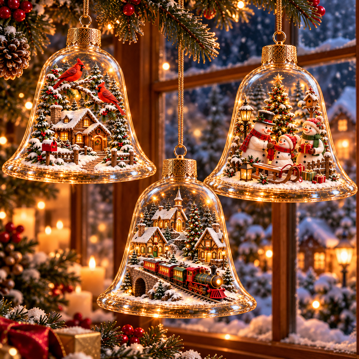 2026 Christmas Wonderland Bell Ornaments