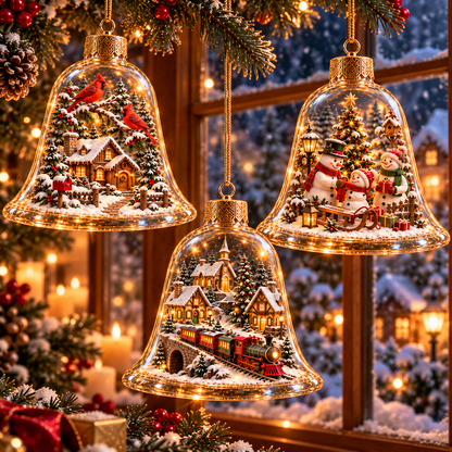 2026 Christmas Wonderland Bell Ornaments