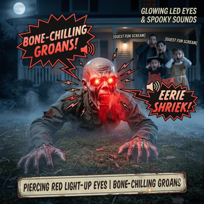 🧟‍♂️ Voice-Controlled Electric Crawling Ghost with Led Eye