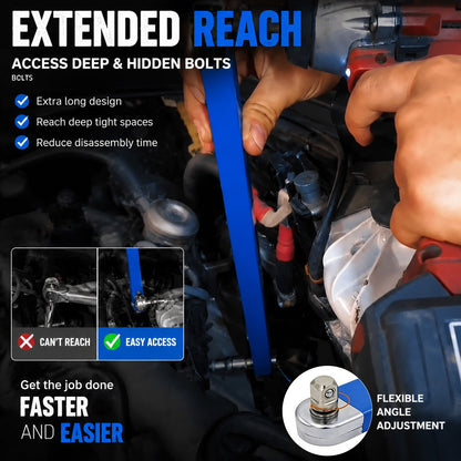 🔧 Universal Offset Socket Wrench Extension