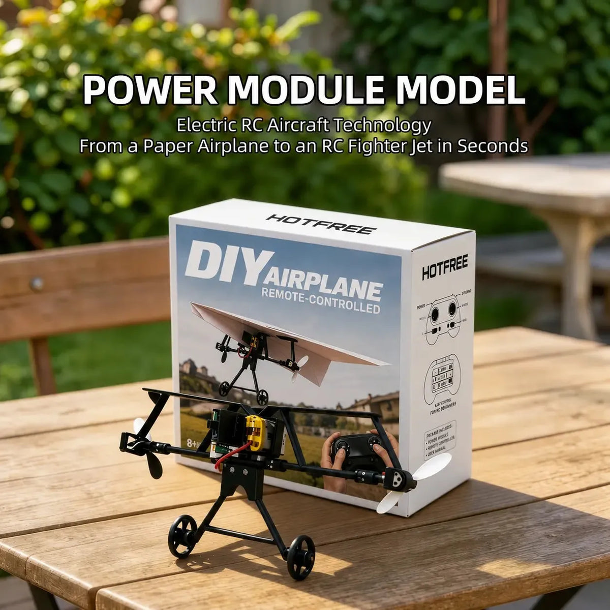 ✈️ RC Paper Airplane Kit – DIY Flying Fun