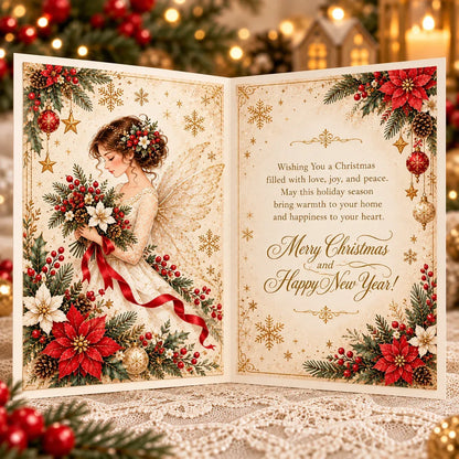 🪽✨3D Christmas Angel Greeting Card