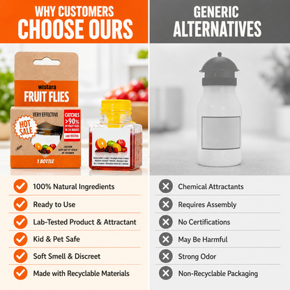 🏆Buy 2 Get 1 Free🔥Fruit Fly Traps- safe for children and pets