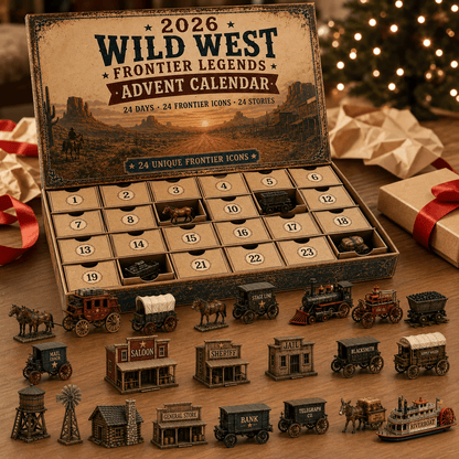 Wild West Frontier Advent Calendar – 24 Western Mini Collectibles