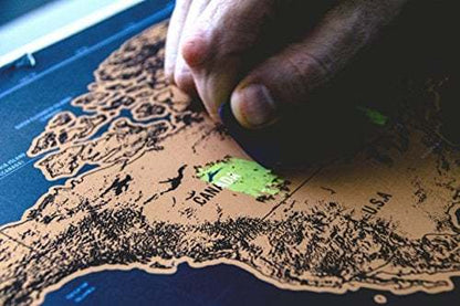 🎉Scratch Map of the World