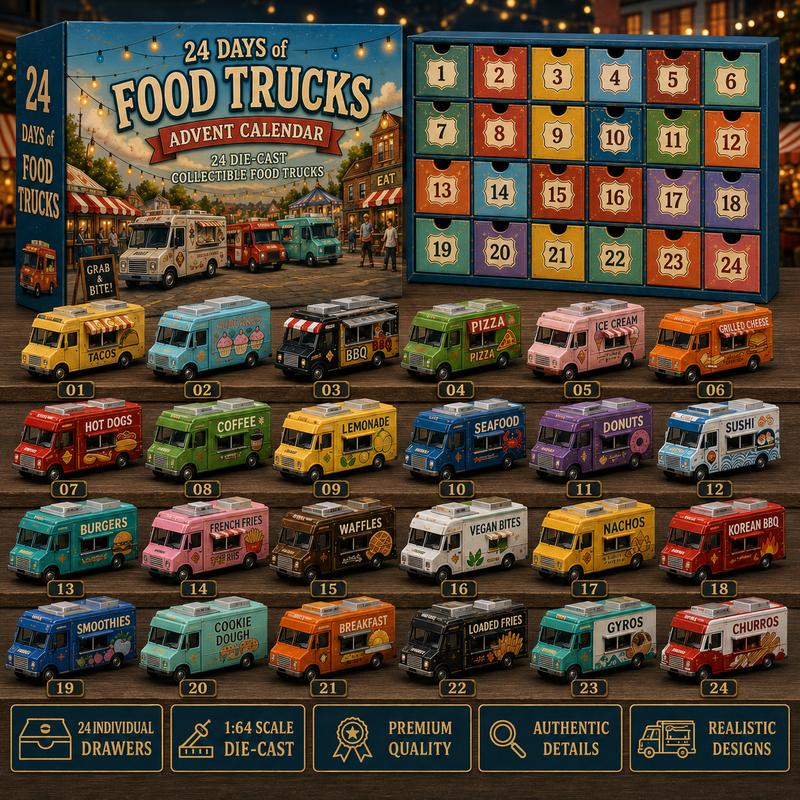 Food truck Advent Calendar collection