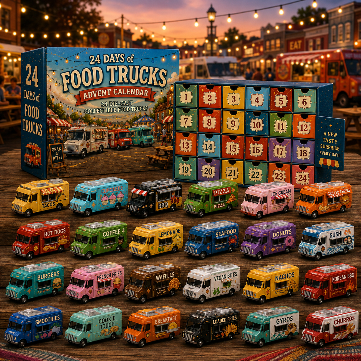 24 Days of Food Trucks Advent Calendar