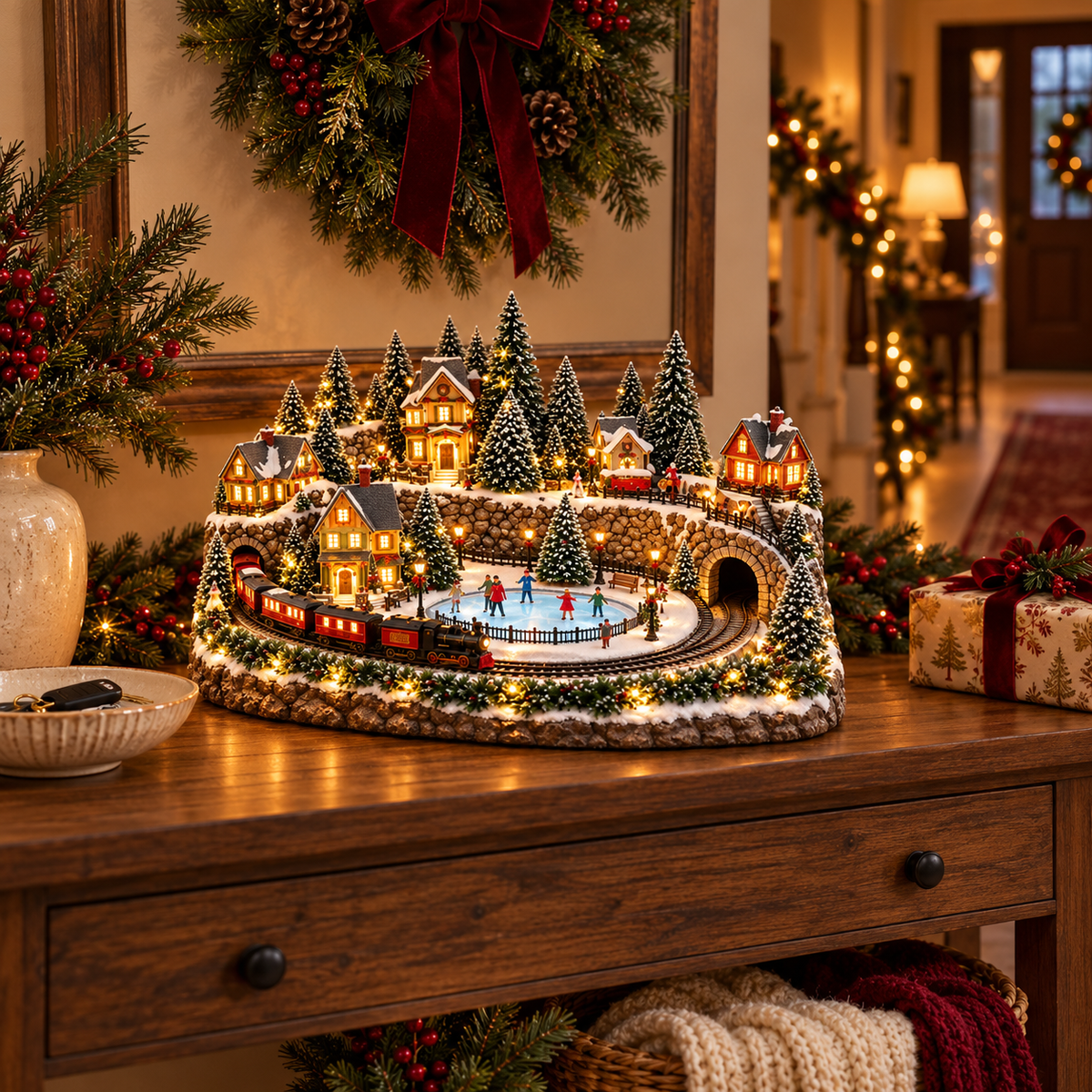 🔥 LAST DAY 49% OFF 🔥 Lighted & Animated Christmas Village Collection ✨