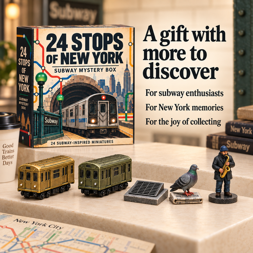 🚇 24 Stops of New York Subway Advent Calendar