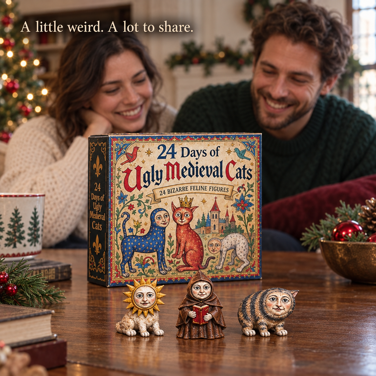 Ugly medieval cat advent calendar