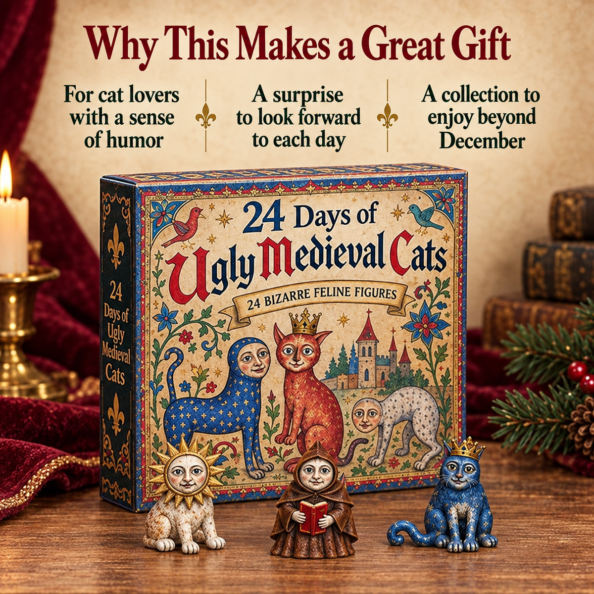 24 Days of Ugly Medieval Cats
