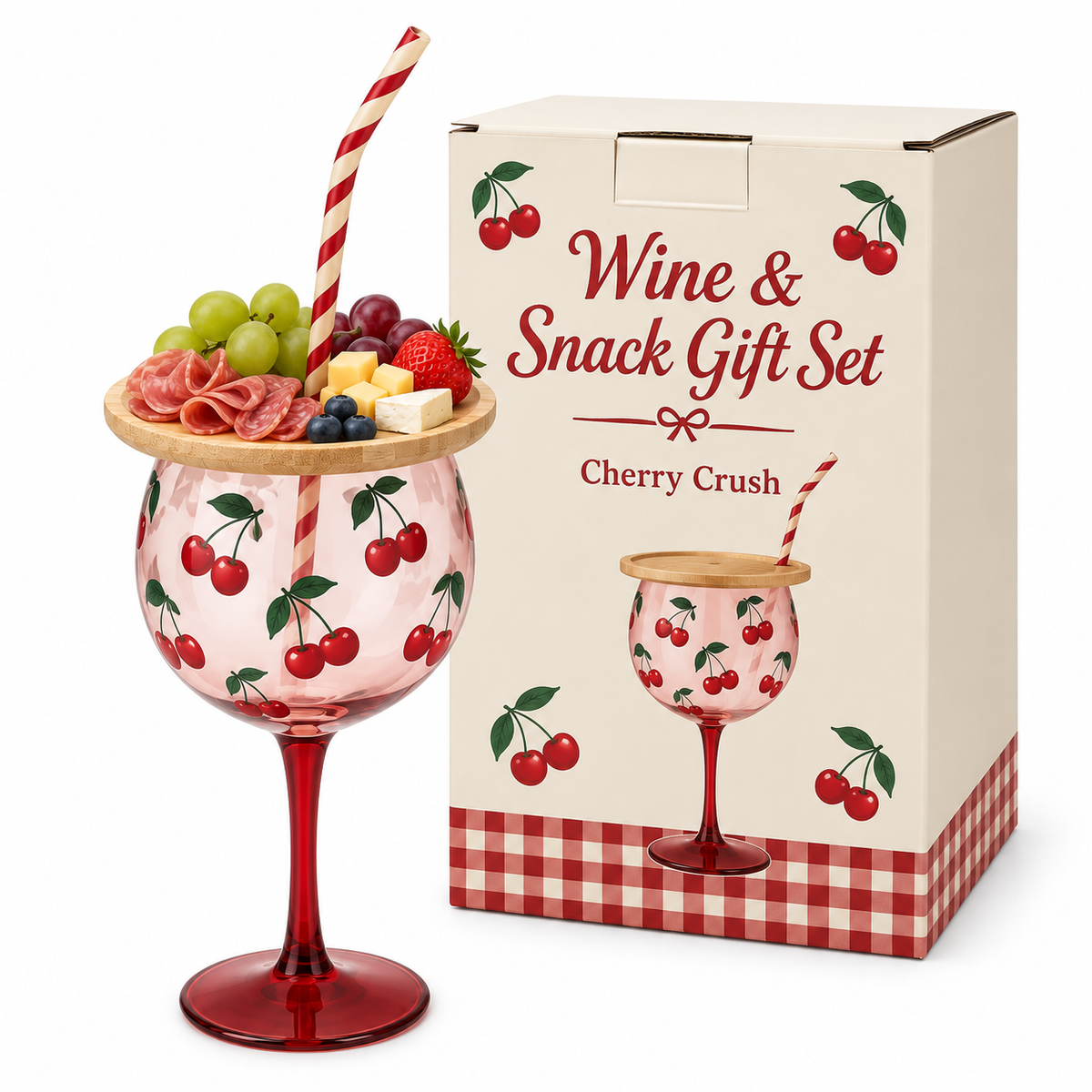 Sip Snack Wine Glass Set