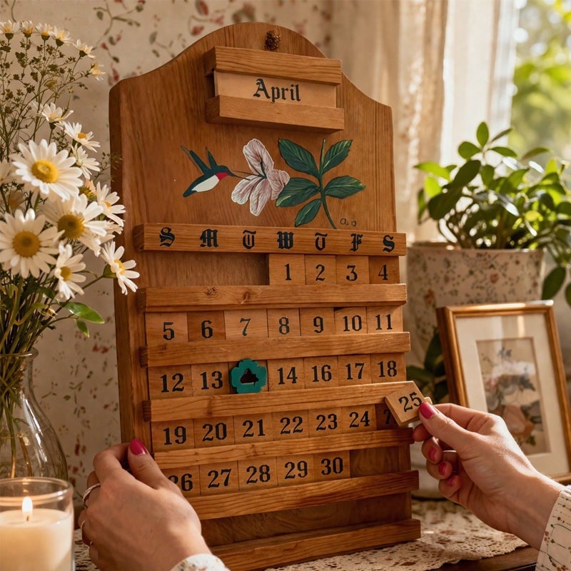 Festive Wooden Calendar