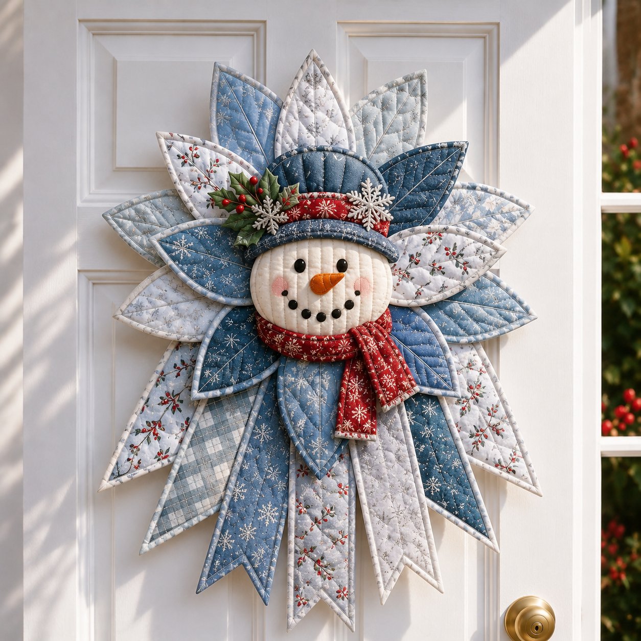 ⏳ Last Day 49% OFF – 🎄Beginner-Friendly Oversized Christmas Character Quilted Door Hanger Sewing Kit | Complete Kit with All Tools & Step-by-Step Guide Included 💕