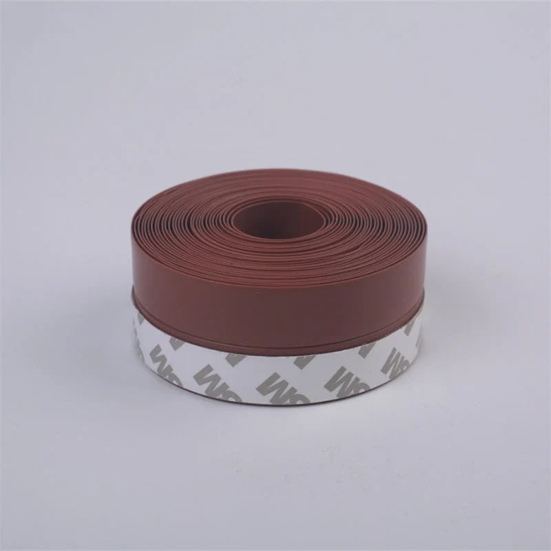 16.4Ft Door Weather Stripping | Adhesive Draft Stopper Seal Strip for Doors, Windows & Shower Doors