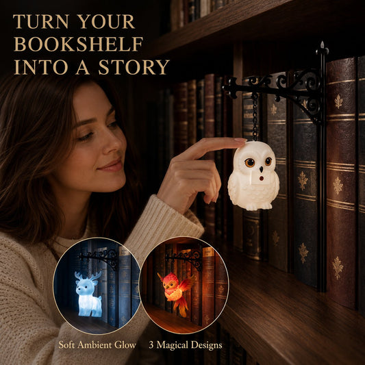 🔥 LIMITED TIME 49% OFF – 📚✨ Enchanted Hanging Bookshelf Light | Soft Ambient Lantern Glow for Reading Nooks, Bookcases & Cozy Book Lover Gifts 🕯️