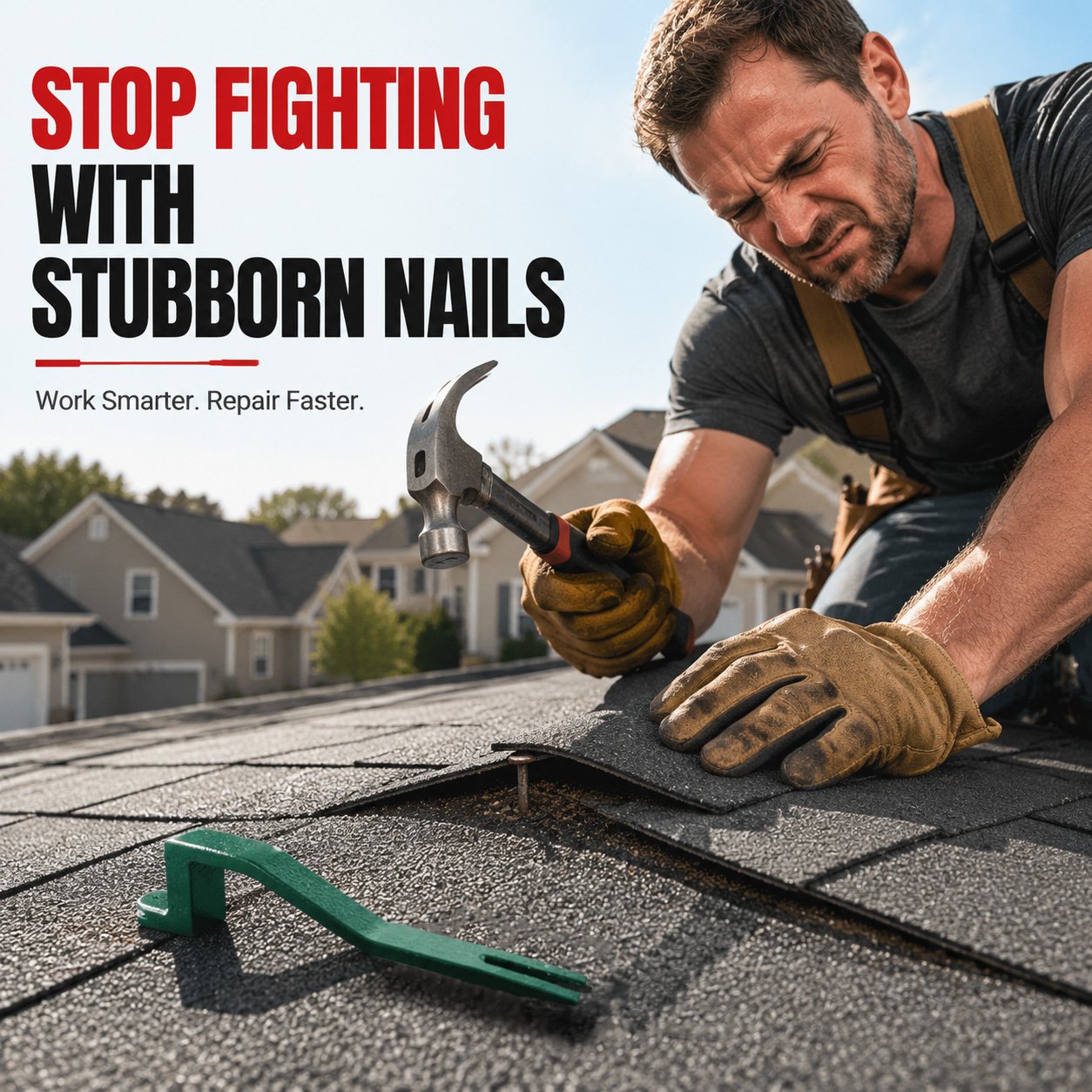 Roofing Snake Shingle Remover Tool