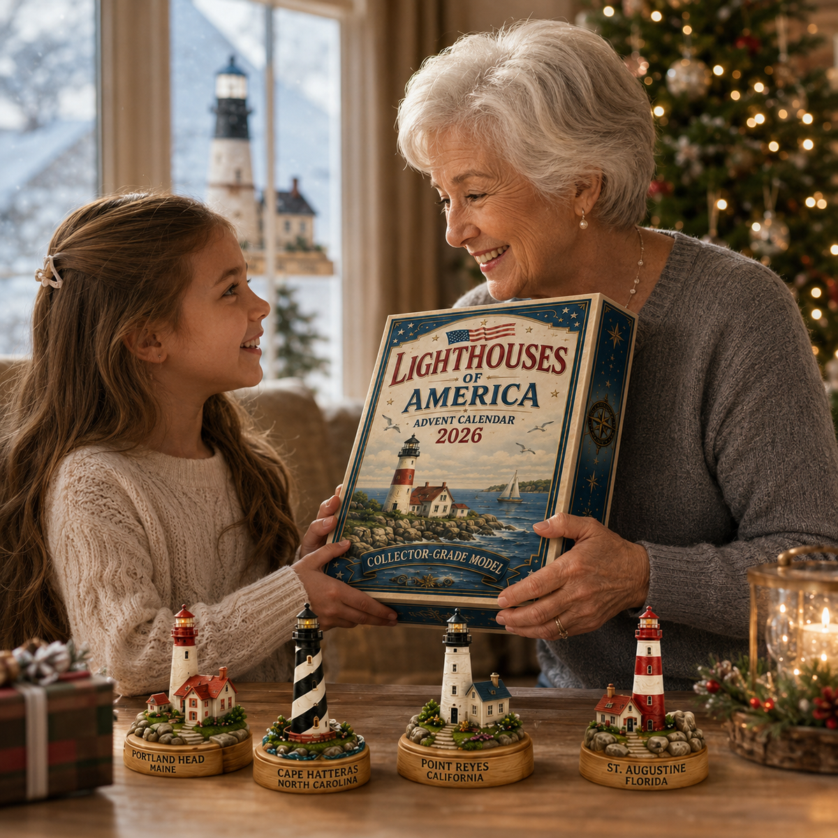 Lighthouses of America advent calendar